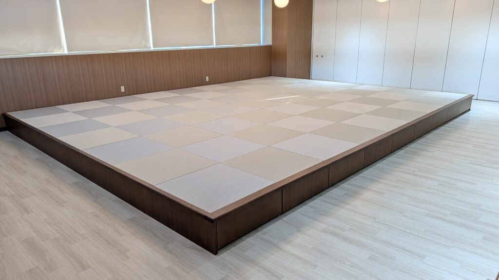 畳ユニット 特注31.5畳  ダーク色